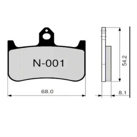 Bremsbeläge ZCOO N001 EXC (ENDURANCE)