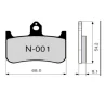 Bremsbeläge ZCOO N001 EXC (ENDURANCE)