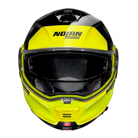 CASCO NOLAN N100-5 PLUS DISTINTIVO N-COM NEGRO / AMARILLO 28