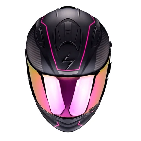 CASCO SCORPION EXO-510 MARCO DE AIRE MATE NEGRO / ROSADO