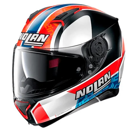 HELM NOLAN N87 GEMINI REPLIK N-COM ALEX RINS FLACH SCHWARZ