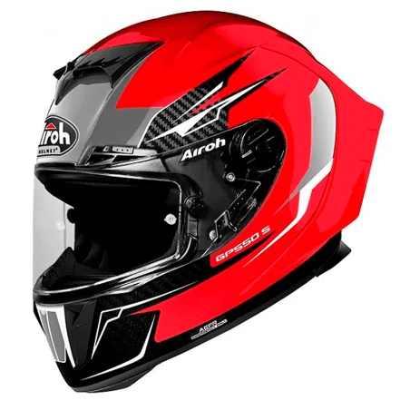CASCO AIROH GP550 S VENOMO ROJO BRILLANTE