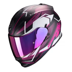 CASCO SCORPION EXO-510 AIR BALT MATE NEGRO / BLANCO / ROSADO