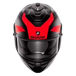CASCO SHARK SPARTAN GT ELGEN MATE NEGRO / ANTRACITA / ROJO 2