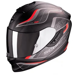 CASCO SCORPION EXO-1400 AIR ATTUNE MATE NEGRO / ROJO