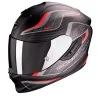 CASCO SCORPION EXO-1400 AIR ATTUNE MATE NEGRO / ROJO