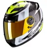 HELM SCORPION EXO-490 LEUCHTTURM WEISS / GELB