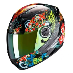 CASCO SCORPION EXO-490 DIVINA NEGRO / ROJO / AZUL