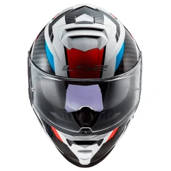 HELM LS2 FF800 STORM RACER BLAU / ROT 2
