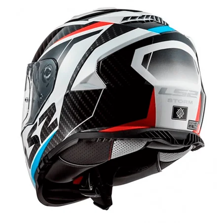 CASCO LS2 FF800 STORM RACER AZUL / ROJO