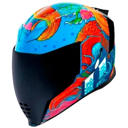 HELM ICON AIRFLITE BLAU ROT