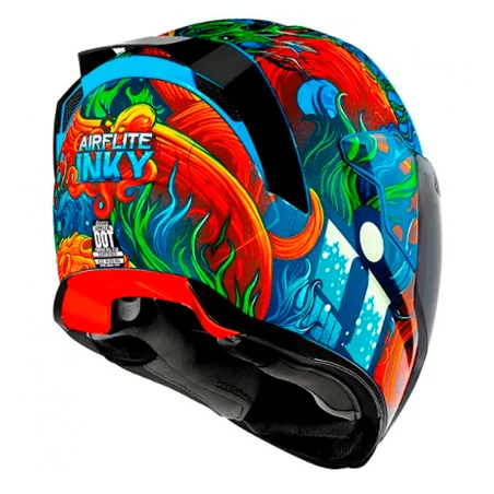HELM ICON AIRFLITE BLAU ROT