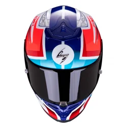 SCORPION EXO-R1 LUFT-STURZHELM WEISS / BLAU / ROT 2