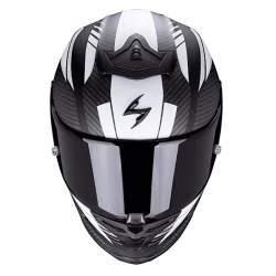 HELM SCORPION EXO-R1 AIR HALLEY MATT SCHWARZ / WEISS 2