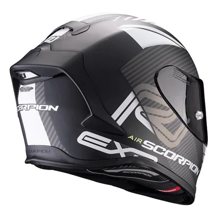 CASCO SCORPION EXO-R1 AIR HALLEY MATE NEGRO / BLANCO