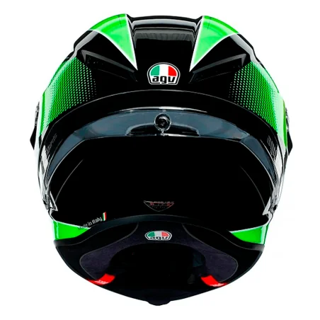 CASCO AGV CORSA R SUPERSPORT NEGRO / BLANCO / LIMA