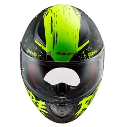 HELM LS2 FF353 SCHNELL NAUGHTY MATT SCHWARZ SCHWARZ H-V GELB 2