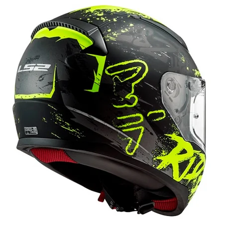 HELM LS2 FF353 SCHNELL NAUGHTY MATT SCHWARZ SCHWARZ H-V GELB