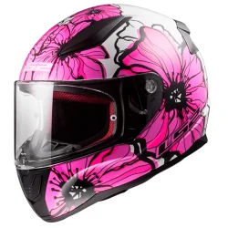 CASCO LS2 FF353 RAPID POPPIES ROSADO