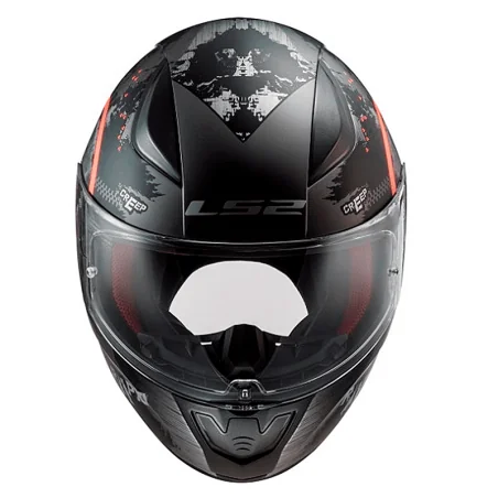 CASCO LS2 FF353 RAPID CIRCLE TITANIO MATE NARANJA FLUOR