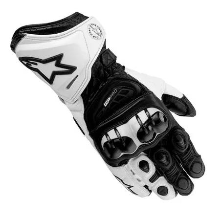 GUANTES ALPINESTARS GP PRO NEGRO / BLANCO