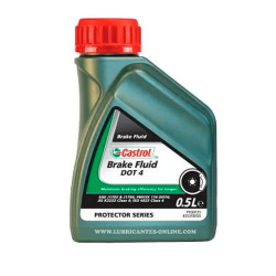 Castrol Brake Fluid DOT4 500ml ist eine synthetische Bremsflüssigkeit.