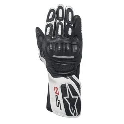 Handschuhe ALPINESTARS SP-8 V2 Schwarz und Weiß