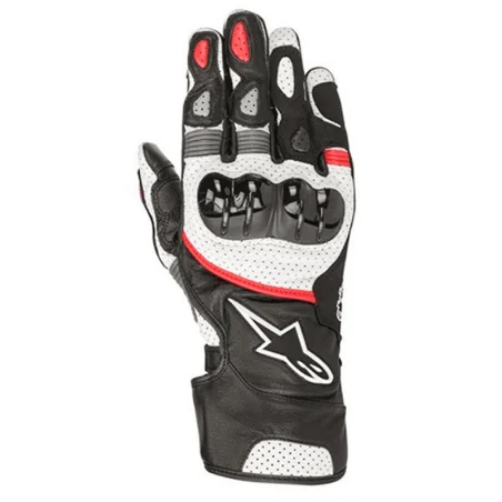 Handschuhe ALPINESTARS SP-2 V2 Schwarz Weiß und Rot