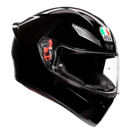 CASCO AGV K-1 NEGRO BRILLO