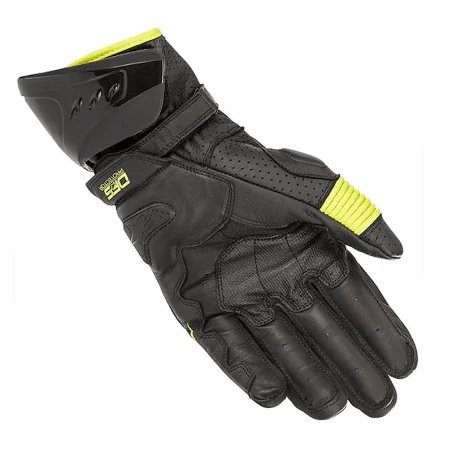 GUANTES ALPINESTARS GP PRO R3 NEGRO / AMARILLO FLUO