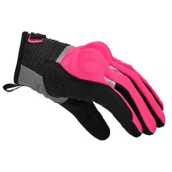GUANTES SPIDI FLASH CE SEÑORA NEGRO / FUCSIA 2