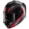 CASCO SHARK SPARTAN GT CARBON TRACKER CARBONO / ANTRACITA / ROJO