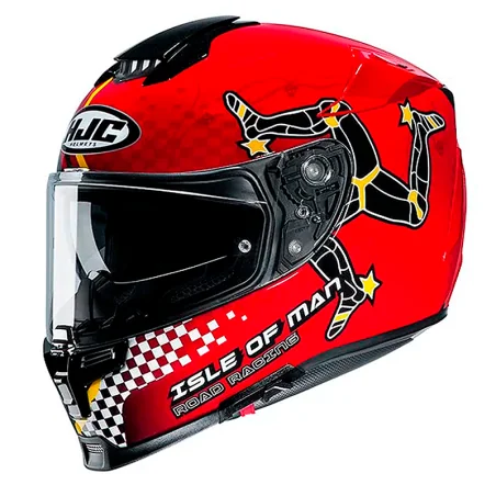CASCO HJC RPHA 70 ISLE OF MAN MC-1