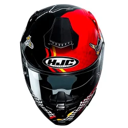 CASCO HJC RPHA 70 ISLE OF MAN MC-1 2