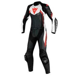 MONO DAINESE AVRO D2 MUJER NEGRO / BLANCO / ROJO FLUOR