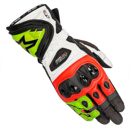 GUANTES ALPINESTARS SUPERTECH NEGRO / AMARILLO FRUO / ROJO