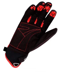 GUANTES BERING GRISSOM NEGRO / ROJO 2