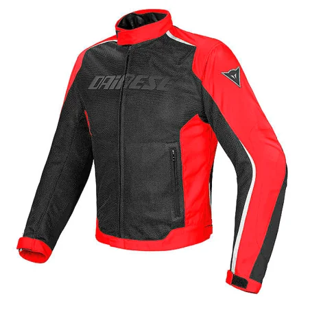 CHAQUETA DAINESE HYDRA FLUX D-DRY NEGRO / ROJO / BLANCO
