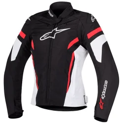 CHAQUETA ALPINESTARS STELLA T-GP PLUS R V2 SEÑORA NEGRO / BLANCO / ROJO