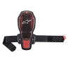 PROTECCION ALPINESTARS NUCLEON KR-R CELL TRANSPARENT SMOKE / ROJO / NEGRO