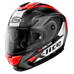 KOPFHÖRER X-LITE X-903 NOBILES ULTRA-CARBON N-COM SCHWARZ / ROT