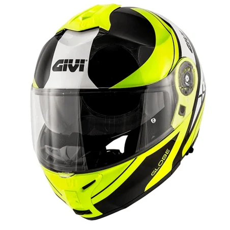 CASCO GIVI X.21 GLOBO DESAFÍO NEGRO / AMARILLO