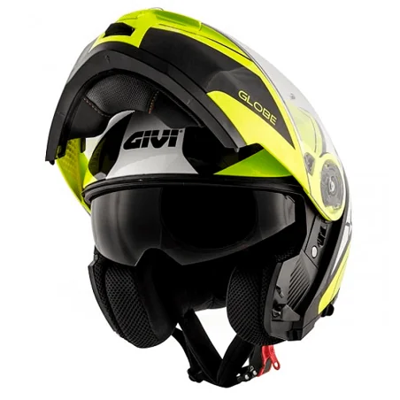 HELM GIVI X.21 KOLBEN HERAUSFORDED SCHWARZ / GELB