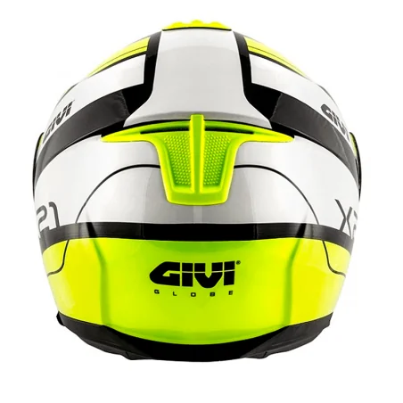 HELM GIVI X.21 KOLBEN HERAUSFORDED SCHWARZ / GELB