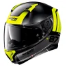 CASCO NOLAN N87 PLUS DISTINCTIVE N-COM GRIS / AMARILLO