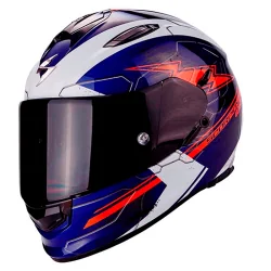 HELM SCORPION EXO-510 LUFT BLAU / WEISS / ROT