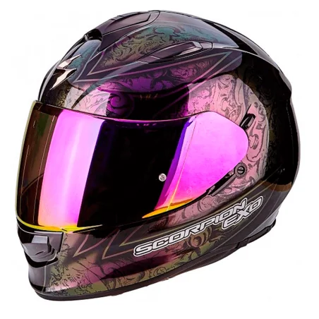 CASCO SCORPION EXO-510 AIR FANTASY CHAMELEON NEGRO