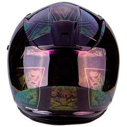 HELM SCORPION EXO-510 AIR FANTASY CHAMELEON SCHWARZ 2