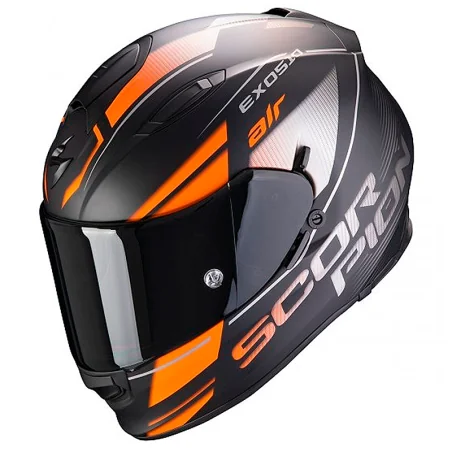 HELM SCORPION EXO-510 AIR FERRUM SCHWARZ MATT / ORANGE / SILBER