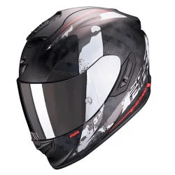 HELM SCORPION EXO-1400 LUFT 2000 SCHWARZ MATT / ROT